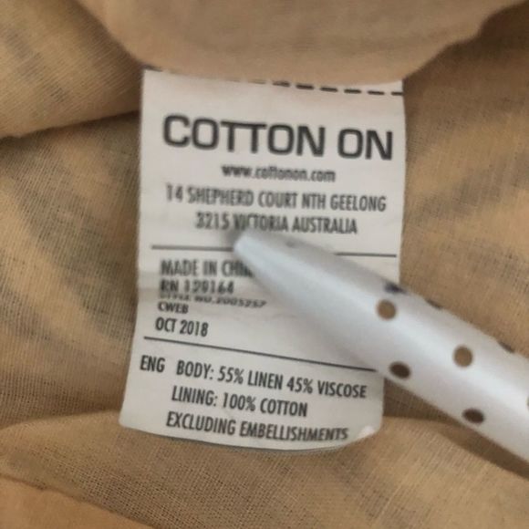 COTTON ON women’s tan and brown zebra print crop top - Picture 5 of 5